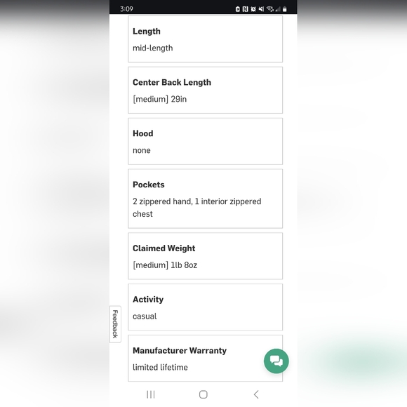 Backcountry Raglan ALLIED Down Jacket (Men's Medium) - Picture 9 of 10